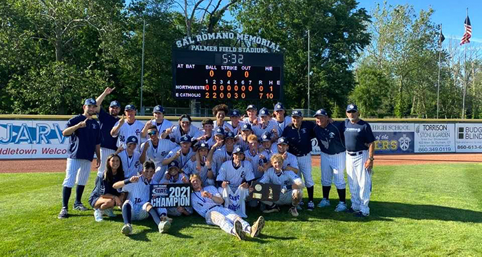 2021 Baseball State Champions team photo