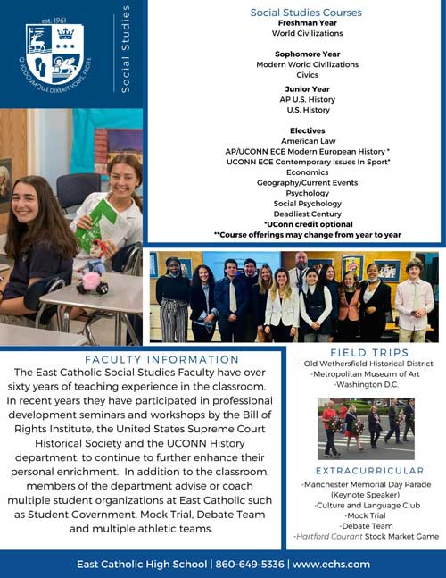 Social Studies Department Flyer