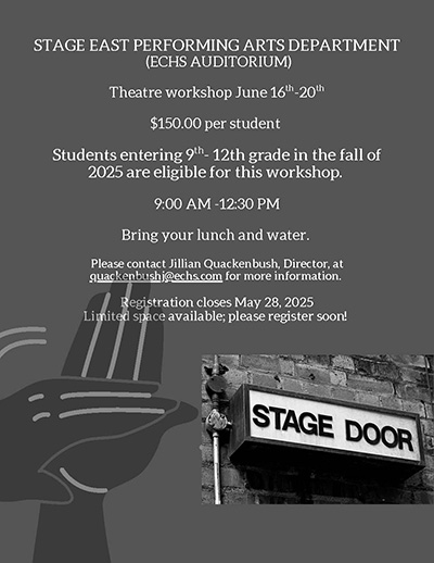 Theatre Workshop Flyer