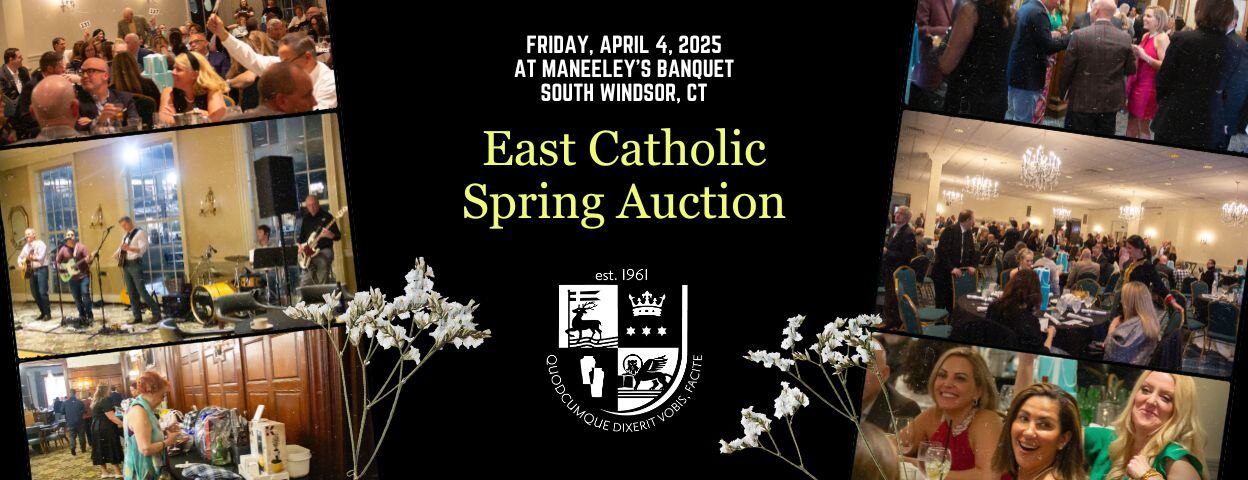 East Catholic Spring Auction banner