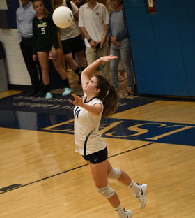 Student athlete playing soccer