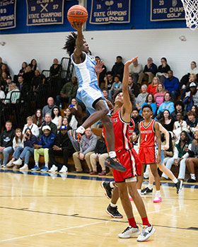 Boys basketball game